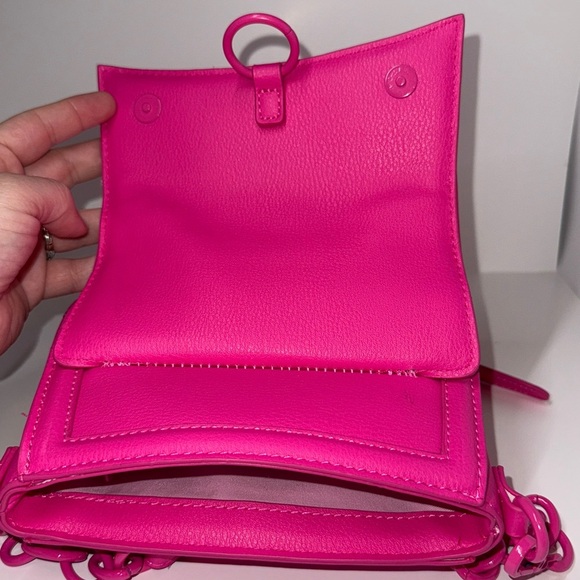 Madden Girl Hot Pink Mini Handbag Crossbody Purse OS Barbiecore Feminine Y2K - Picture 10 of 16